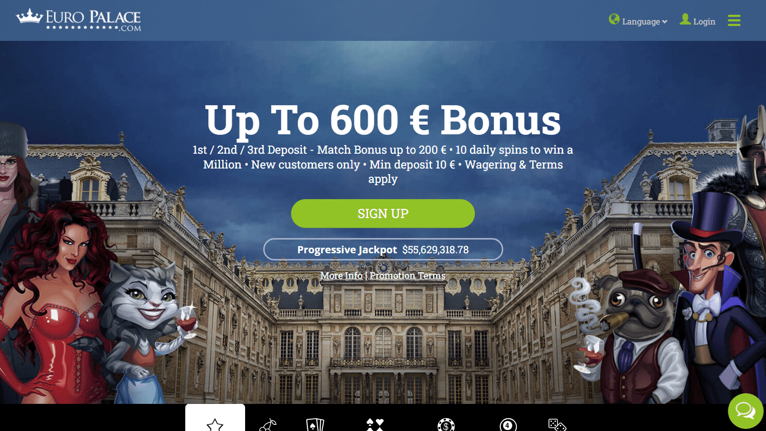 Euro Palace Casino Desktop screenshot